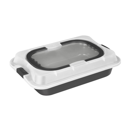 Plech na pečení Berlingerhaus BH-8694 s víkem přenosný Antracit Collection