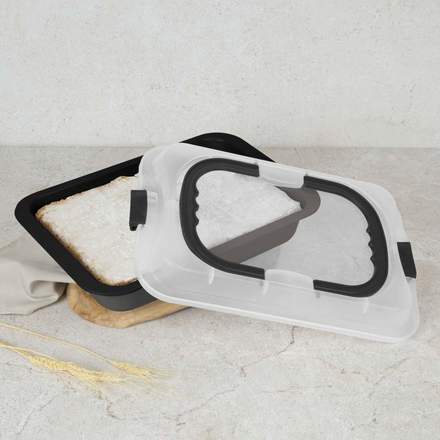 Plech na pečení Berlingerhaus BH-8694 s víkem přenosný Antracit Collection (3)