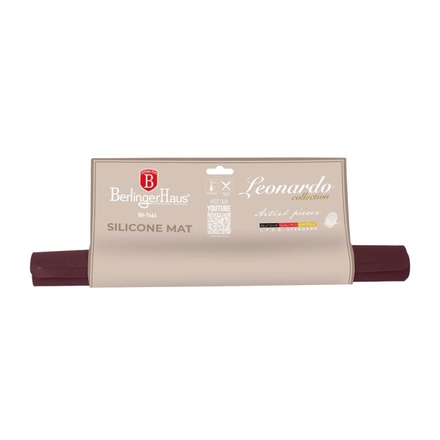Silikonový vál na těsto Berlingerhaus BH-7464 62×42 cm Leonardo Collection (1)