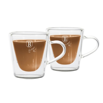 Sada skleněných šálků Berlingerhaus BH-8772 na espresso 2 ks