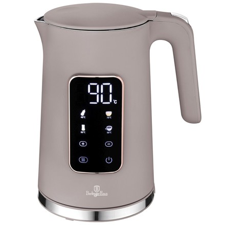 Rychlovarná konvice Berlingerhaus BH-9736 s regulací teploty digitální 1,7 l Taupe Collection