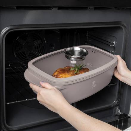 Pekáč do trouby Berlingerhaus BH-8778 s Aroma víkem 6 l Taupe Collection (3)