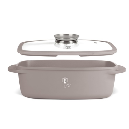 Pekáč do trouby Berlingerhaus BH-8778 s Aroma víkem 6 l Taupe Collection (6)