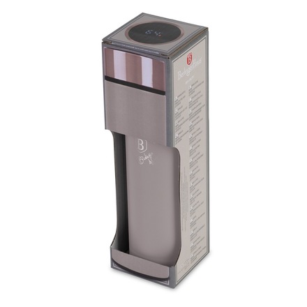 Termoska Berlingerhaus BH-9677 Chytrá s ukazatelem teploty 0,5 l Taupe Collection (1)