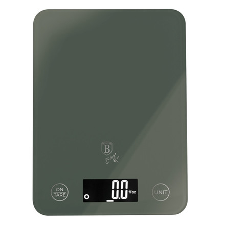 Kuchyňská váha Berlingerhaus BH-9758 digitální 5 kg Matte Green Collection