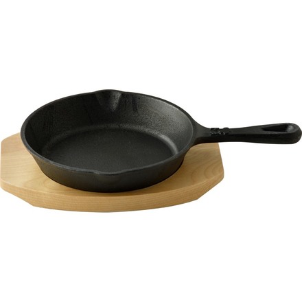 Pánev litinová Masterpro BGMP-3803-EM COOK & SHARE 15,8 cm černá (1)