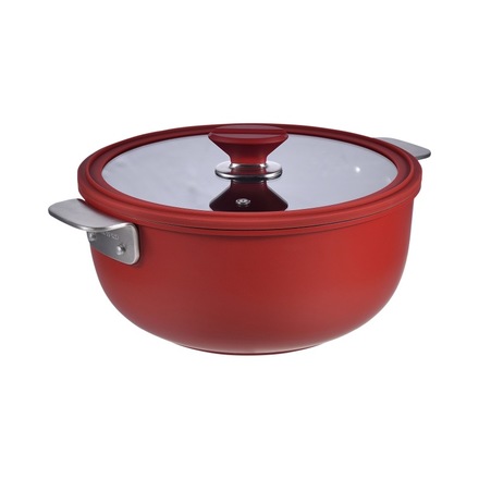 Sada nádobí s nepřilnavým povrchem Masterpro BGMP-8061-RD SHARE PLAY 10 ks červená (3)