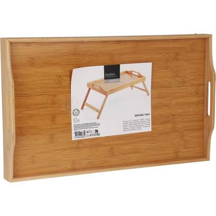Servírovací podnos Excellent KO-C80653810 do postele se skládacími nožkami 50 x 30 cm (2)