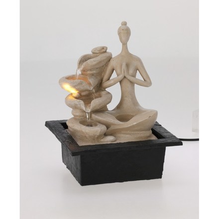 Fontána ProGarden KO-795420410dek3 Yoga dívka 4 nádoby