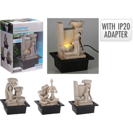 Fontána ProGarden KO-795420410dek3 Yoga dívka 4 nádoby (1)