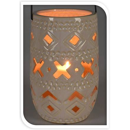 Keramická lampa ProGarden KO-095202930hned 23 cm s rukojetí hnědá (2)