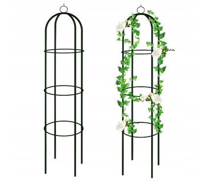 Zahradní oblouk na růže a popínavé rostliny Kinzo ED-230498 sloup 185 x 40 cm