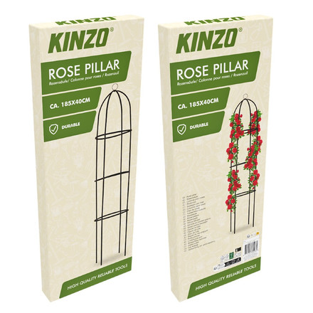 Zahradní oblouk na růže a popínavé rostliny Kinzo ED-230498 sloup 185 x 40 cm (3)