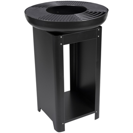 Přenosné zahradní ohniště Edco ED-229074 s grilem a stojanem TEPPANYAKI (2)