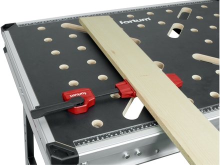 Svěrka Extol Premium 4759992 svěrka přítlačná horizontální - k multif. stolůlm s otvory O 20mm, 0-120mm (5)