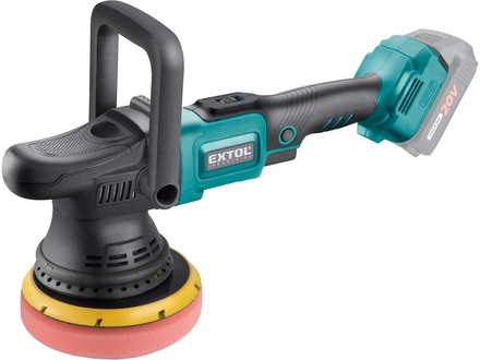 AKU orbitální leštička Extol Industrial 8791845 SHARE20V, 150mm, BRUSHLESS, 2Ah (5)
