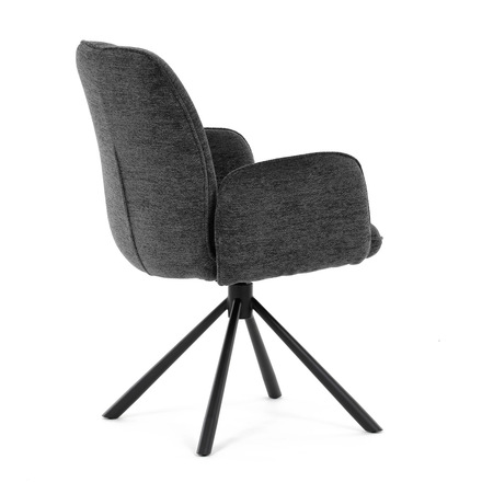 Moderní jídelní židle Autronic černá, hladká látka, DCH-D1330 BK2 (DCH-D1330 BK2) (9)