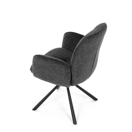 Moderní jídelní židle Autronic černá, hladká látka, DCH-D1330 BK2 (DCH-D1330 BK2) (17)