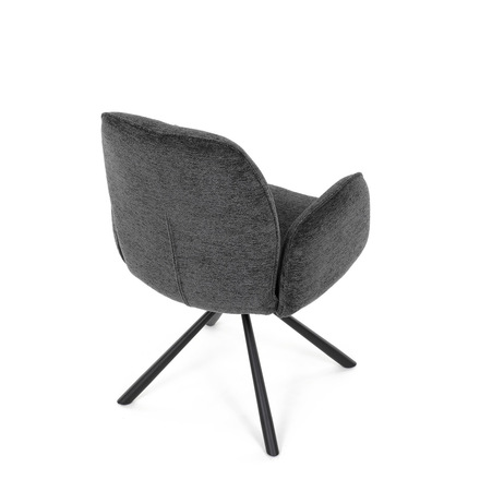 Moderní jídelní židle Autronic černá, hladká látka, DCH-D1330 BK2 (DCH-D1330 BK2) (20)