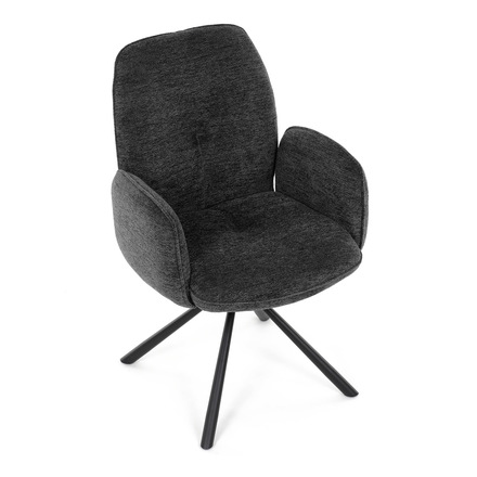 Moderní jídelní židle Autronic černá, hladká látka, DCH-D1330 BK2 (DCH-D1330 BK2) (24)