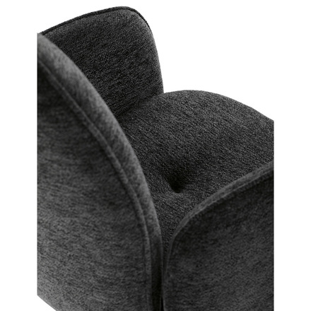 Moderní jídelní židle Autronic černá, hladká látka, DCH-D1330 BK2 (DCH-D1330 BK2) (28)