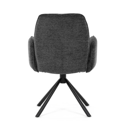 Moderní jídelní židle Autronic černá, hladká látka, DCH-D1330 BK2 (DCH-D1330 BK2) (7)