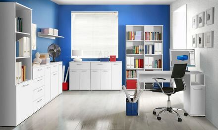 Komoda Forte CHELSEA CHLK45-U42 matně bílá (1*Karton) (2)