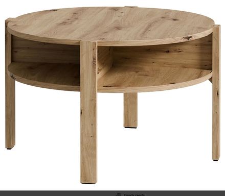 Kávový stolek Forte BREATHTAKER CFTT5024-D78 dub artisan (1*Karton)