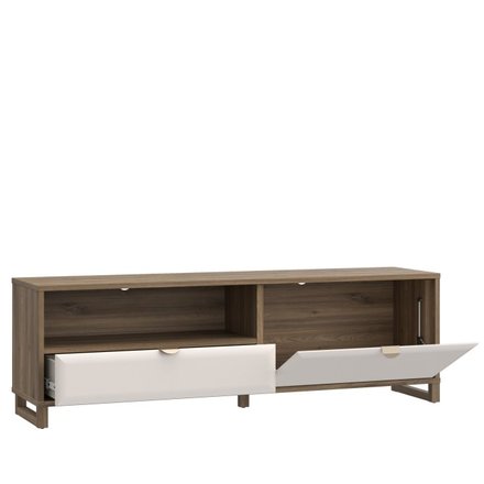 Televizní komoda Forte MAREDA MAQT121R-M966 dub/písková (2*Karton) (1)