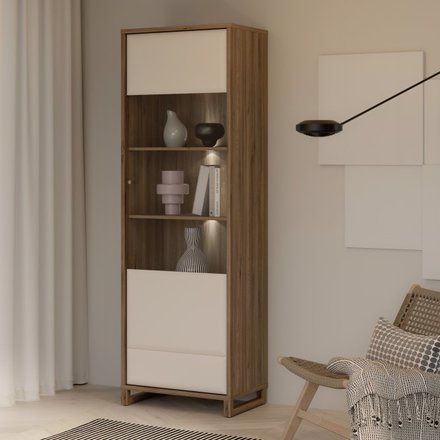 Regál Forte MAREDA MAQV711-M966 dub/písková (2*Karton) (3)