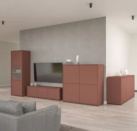 Vitrína Forte ALICE ACSV711-U72 terractta (2*Karton) (4)