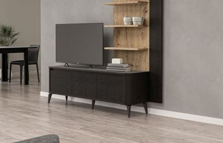 Nohy k televizní komodě Forte BREATHTAKER BTHZ51ST-904 černá (1*Karton) (3)