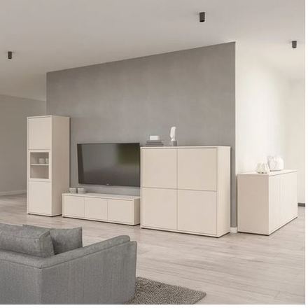 Vitrína Forte ALICE ACSV711-U60 písková (2*Karton) (4)