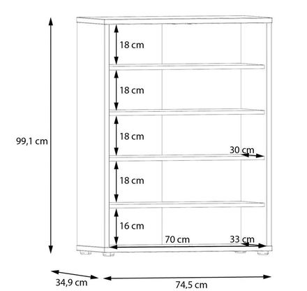 Botník Forte ALICE SPRINGS ACSK221-D78 dub artisan (1*Karton) (3)