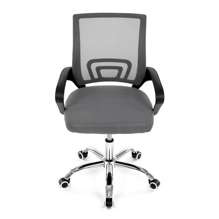 Kancelářská židle Autronic Židle kancelářská, šedý mesh, černý plast, chromový kříž (KA-L103 GREY) (14)