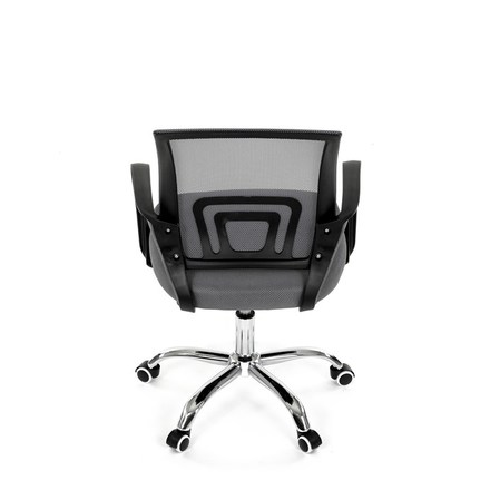 Kancelářská židle Autronic Židle kancelářská, šedý mesh, černý plast, chromový kříž (KA-L103 GREY) (20)