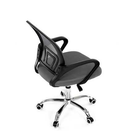 Kancelářská židle Autronic Židle kancelářská, šedý mesh, černý plast, chromový kříž (KA-L103 GREY) (22)