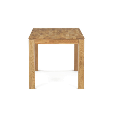 Moderní jídelní stůl Autronic 140x80x75, masiv dub bílý, povrchová úprava olejem, nohy 8x8 cm (DS-H140 DUB) (4)