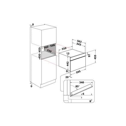 Kompaktní vestavná trouba Whirlpool WCS9A9PHTSBA (6)