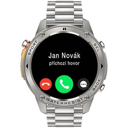 Chytré hodinky Aligator Watch GPS Silver