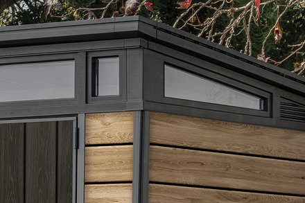 Zahradní domek Keter PENT Signature 11x7 Ashwood, s podlahou (1)