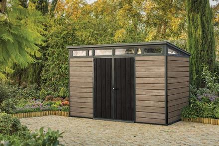 Zahradní domek Keter PENT Signature 11x7 Ashwood, s podlahou (2)