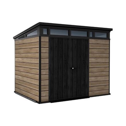 Zahradní domek Keter PENT Signature 9x7 Ashwood, s podlahou