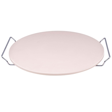 Pizza kámen na gril / do trouby Alpina ED-229059 s držákem 33 cm (1)