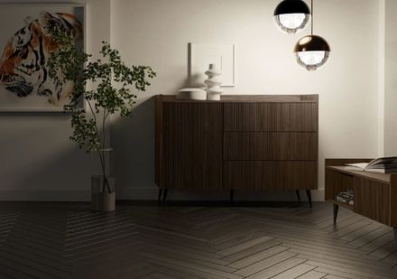 Komoda Jurek Meble Ademo 4 ořech 126/92/41cm (1)