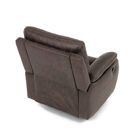 TV a relaxační křeslo Autronic s elektrickým ovládáním, potah hnědá látka v dekoru vintage, 1 motor 240V (TV-4094 BR3) (13)