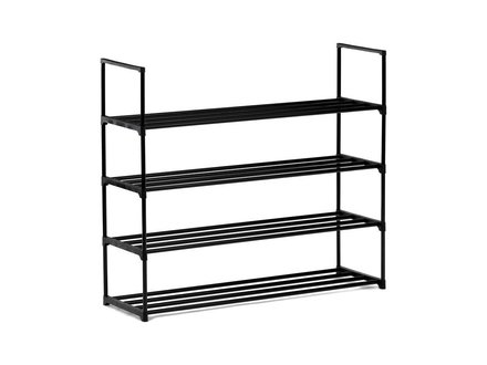 Botník Autronic Botník, 4 police, černý kov (GD-406 BK)