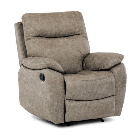 TV a relaxační křeslo Autronic s manuálním ovládáním, potah lanýžová látka v dekoru vintage (TV-4092 LAN3) (4)