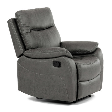 TV a relaxační křeslo Autronic s manuálním ovládáním, potah šedá látka v dekoru vintage (TV-4092 GREY3) (26)
