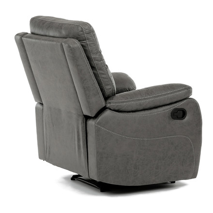 TV a relaxační křeslo Autronic s manuálním ovládáním, potah šedá látka v dekoru vintage (TV-4092 GREY3) (12)
